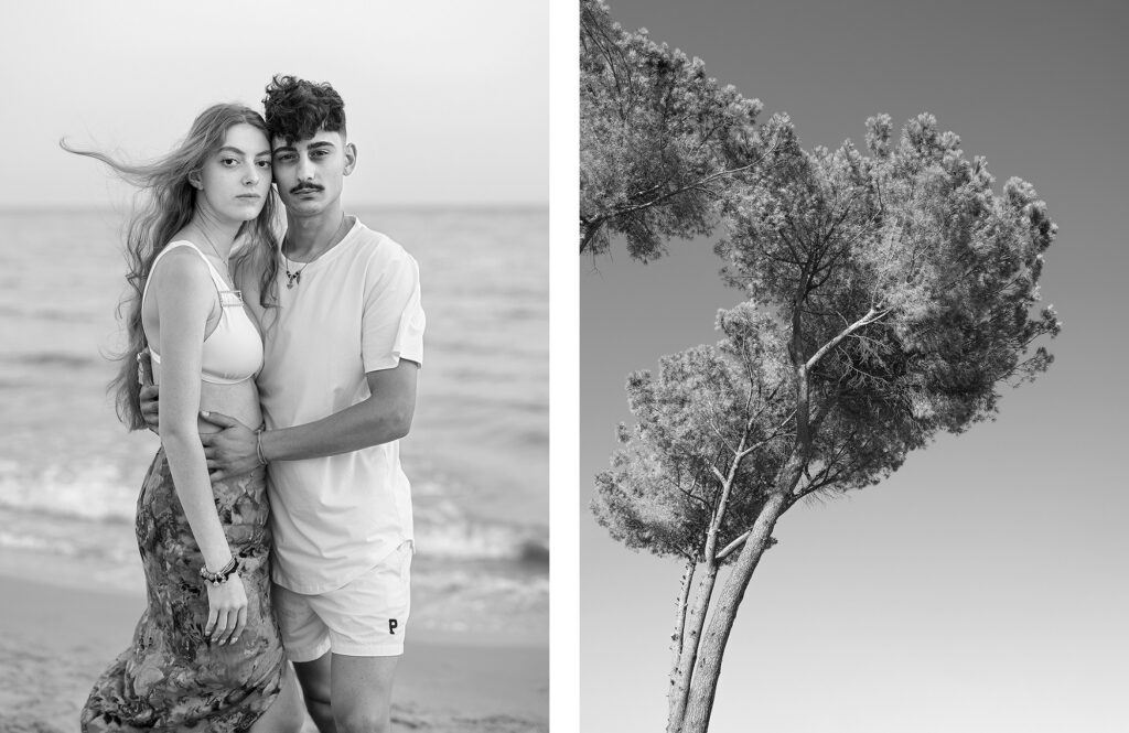 Tecla & Gioele, Donnalucata + Pini, Ragusa, 2024, aus der Serie Sicilia © Loredana Nemes