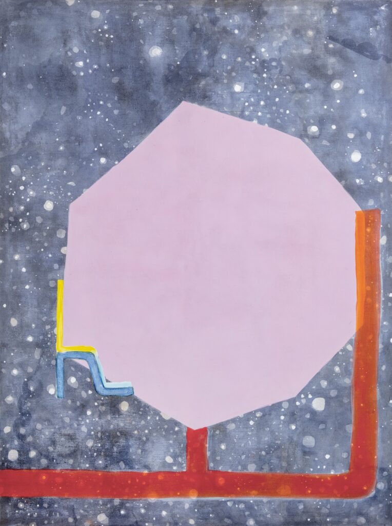 1_DetelAurand_take me home 1_Tusche Aquarell Vinyl Acryl auf Leinen_200 x 150 cm